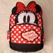 Disney Accessories | Disney Minnie Harness Backpack-White Polka Dot, Black | Color: Black/White | Size: Osbb