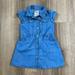 Levi's Dresses | Levi's Girls Button Down Jean Denim Western Dress Sz 24m | Color: Blue | Size: 24mb