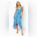 Lilly Pulitzer Dresses | Lilly Pulitzer Moana Wrap Maxi Dress Size S | Color: Blue/Pink | Size: S