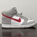 Nike Shoes | Nike Dunk High Athletic Club | Color: Gray/Red | Size: 8.5