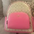 Coach Bags | Coach Signature Court Backpack | Color: Pink | Size: Os