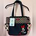Disney Bags | Disney Baby Minnie Diaper Bag - Black, Red, And Tan | Color: Black/Tan | Size: Os