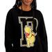 Disney Tops | New Disney Juniors' Size Xs Black Pooh Bear Collegiate Sweatshirt | Color: Black/Gold | Size: Xs