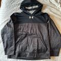 Under Armour Shirts & Tops | #Underarmour #Kids Black With Design Sweatshirt, Size Youth L | Color: Black | Size: Lb