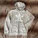 Adidas Shirts & Tops | Adidas Gray Originals Kids Trefoil Graphic Hoodie Size: L(13-14y) | Color: Gray/White | Size: Lg