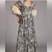 Anthropologie Dresses | Anthropologie Black & White Floral Maeve Catalina Tiered Maxi Dress | Color: Black/White | Size: M