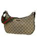 Gucci Bags | Gucci Gg Pattern Sherry Shoulder Bag Canvas Leather Brown Gold Italy | Color: Brown | Size: W 12.6 X H 7.5 X D 2.4