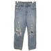 Levi's Jeans | Levi's 501 ~ Women's Light Blue Distressed Denim Jeans ~ Size 0/1 W25/L26 | Color: Blue | Size: 25x26