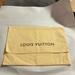 Louis Vuitton Bags | Louis Vuitton Dust Cover Bag For Hand Bag, With Fold Over. New With No Tags. | Color: Brown/Cream | Size: Os
