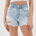 American Eagle Outfitters Shorts | American Eagle Highest Rise 90's Boyfriend Distressed Jean Shorts Nwt 18 #26 | Color: Blue | Size: 18