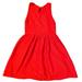 Anthropologie Dresses | Anthropologie Bordeaux Mini Dress, Fit And Flare, Red, Size S/P | Color: Red | Size: Sp