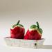 Anthropologie Dining | Anthropologie Fruta Strawberry Salt & Pepper Shakers & Tray | Color: Red/White | Size: Os