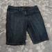 Nine West Shorts | Cool Topstitching Details Nine West Blu Bermuda Jean Shorts Sz 16 | Color: Blue | Size: 16