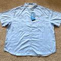 Columbia Shirts | Columbia Pfg Tamiami Ii Short Sleeve Shirt Men 4x | Color: Blue | Size: 4xl