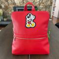 Disney Bags | Disney Mickey Mouse Patch Red Backpack | Color: Red | Size: Os