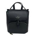 Kate Spade Bags | Kate Spade Kristi Medium Flap Backpack Black Grain Leather Bag Ka695 $379 | Color: Black/Red | Size: Os
