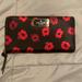Kate Spade Bags | Kate Spade Black And Red Floral Wallet | Color: Black/Red | Size: Os