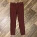 Madewell Pants & Jumpsuits | Madewell 9" High Riser Skinny Skinny Pants Womens Burgundy Size 27 | Color: Red | Size: 27