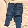 Madewell Jeans | Madewell Roadtripper Crop Jeans, Size 30, In Medium Wash | Color: Blue | Size: 30