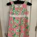 Lilly Pulitzer Dresses | Girls Lilly Pulitzer Dress | Color: Green/Pink | Size: 10g