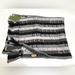 Gucci Accessories | Authentic Gucci Wool Striped Long Scarf -Grey / Black -Nwt | Color: Black/Gray | Size: 37 X 180 Cm