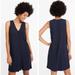 Madewell Dresses | Ec Madewell Heather Button Dress | Color: Black | Size: Xs