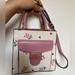 Coach Bags | Coach Mini Pepper Crossbody With Heart Petal Print | Color: Pink | Size: Os