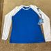 Columbia Tops | Columbia Women’s Long Sleeve Upf Shirt, Size L | Color: Blue/White | Size: L