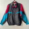 Adidas Jackets & Coats | Adidas Vintage Unisex Windbreaker Trefoil Color Block Jacket Full Zip Size 3xl | Color: Gray | Size: 3xl