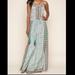 Anthropologie Dresses | Anthropologie Raga Lodi Gardens Silky Embroidered Maxi Dress | Color: Green | Size: Xs