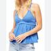 Free People Tops | Free People Zinia Tank | Color: Blue | Size: M