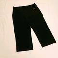 Nike Pants & Jumpsuits | Nike Dri Fit Capri Crop Workout Leggings Black Pink Women's Medium M | Color: Black/Pink | Size: M