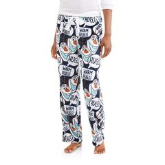 Disney Intimates & Sleepwear | Disney Frozen Olaf Fleece Sleep Pajama Pants Size Small (4-6) | Color: Blue/White | Size: S