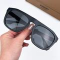 Burberry Accessories | Burberry Be4396u 346487 Sunglasses Matte Black Dark Grey Square Unisex | Color: Black/Gray | Size: Os