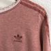 Adidas Tops | Adidas Originals Raw 3 Stripe Logo Essential Sweatshirt | Color: Pink | Size: M