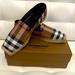 Burberry Shoes | Burberry Birch Brown Check Espadrilles Flat Casual Shoes 41/Us 10 | Color: Brown/Tan | Size: 10