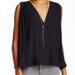 Free People Tops | Free People Darcy Super V Sleeveless Top In Black Size Xs | Color: Black | Size: Xs