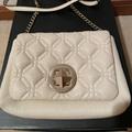 Kate Spade Bags | Kate Spade Cream Quilted Leather Bag | Color: Gold/White | Size: Os