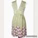 Anthropologie Dresses | Anna Sui Anthropologie Sleeveless Silk Dress 8 | Color: Cream/Tan | Size: 8