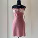 Urban Outfitters Dresses | Brand New Satin Urban Outfitters Dress | Color: Cream/Pink | Size: Xs