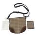 Coach Bags | Coach Soho Mini Sig Swing Pack Jacquard Crossbody + Mini Sig Travel Pic Frame | Color: Brown | Size: Os