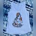 Disney Tops | Disney Beauty And The Beast Belle Sketched Portrait Tank Top Size Medium | Color: White | Size: M