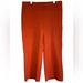 J. Crew Pants & Jumpsuits | J.Crew Women's Wide Leg Ankle Pants 14t Orange E8379 | Color: Orange | Size: 14t