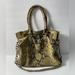 Michael Kors Bags | Michael Kors Snake Skin Scaled Leather Shoulder Bag | Color: Silver/Yellow | Size: Os