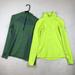 Nike Tops | 2 Nike Dri-Fit Running Sweater Womens Small Green Yellow 1/4 Zip Pullover | Color: Green/Yellow | Size: S