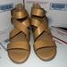 American Eagle Outfitters Shoes | American Eagle Sandals Size 6.1/2 | Color: Cream/Tan | Size: 6.5