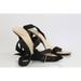 Gucci Shoes | Gucci Black Woven Leather Buckle Heel Sandals Size 7 B | Color: Black | Size: 7