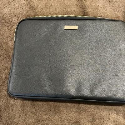 Kate Spade Accessories | Kate Spade Leather Laptop Case | Color: Black/Pink | Size: 13” X 9”