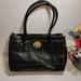 Coach Bags | Authentic Black Leather Coach Bag | Color: Black | Size: Os