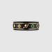 Gucci Jewelry | Gucci Icon Ring With Gemstones | Color: Black/Gold | Size: Os